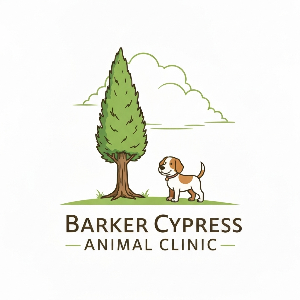 Barker Cypress Animal Clinic logo